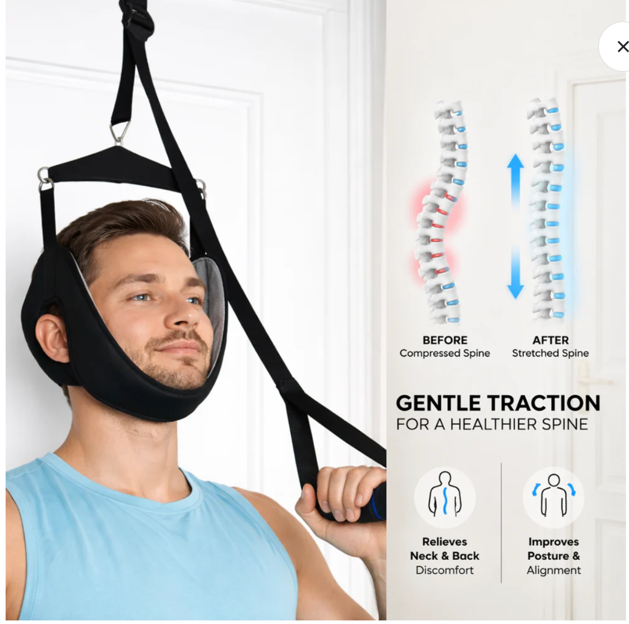 TraXsioN neck traction device